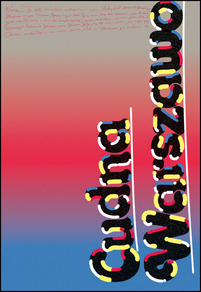 Plakat Cudna Warszawo