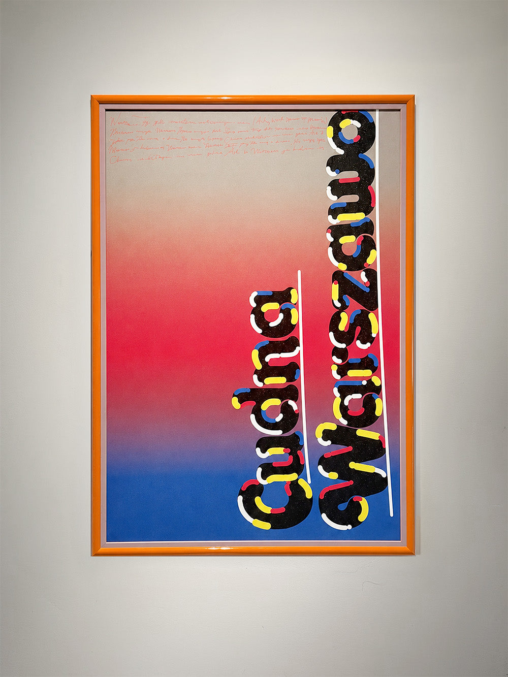 Plakat Cudna Warszawo